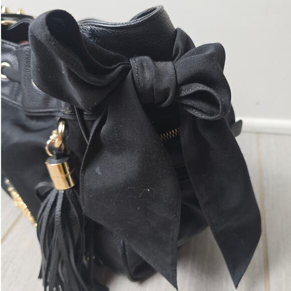 VTG Juicy Couture Black Nylon Malibu Daydreamer Bag – Y2K Tote Purse - Picture 4 of 13